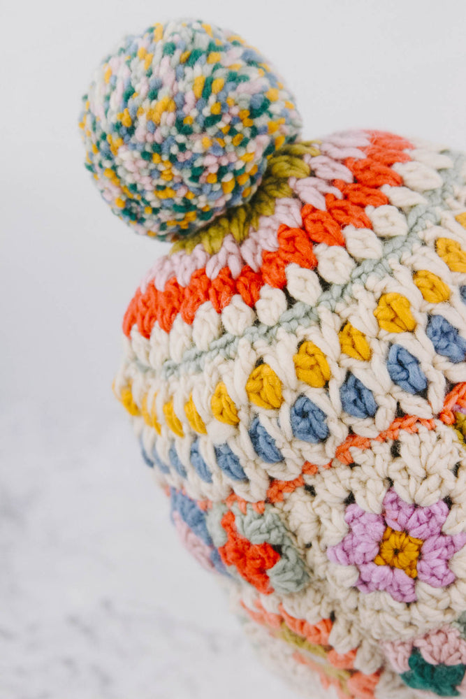Patchwork Crocheted Hat
