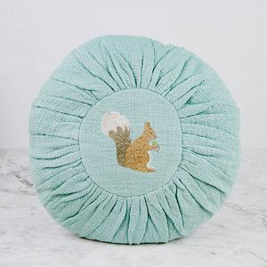 
                
                    Load image into Gallery viewer, Round Embroidered Pillow
                
            