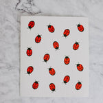 Ladybug Swedish Dish Cloth