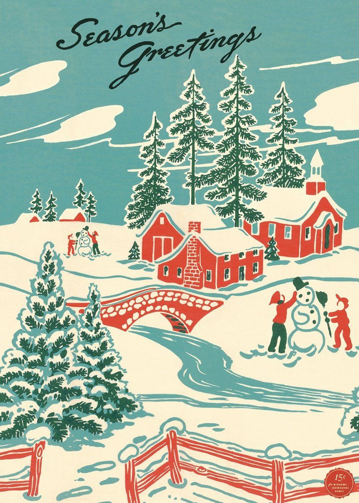 Holiday Vintage-Inspired Poster