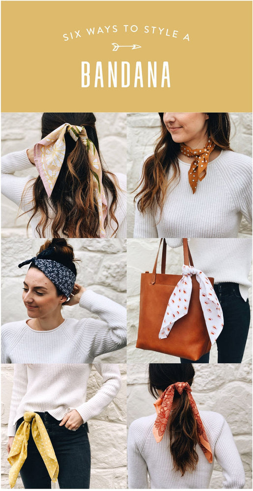 No. 028 Navy Floral Bandana